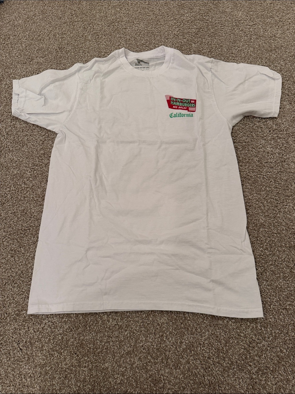 In-N-Out California Short Sleeve Kids Tee - White